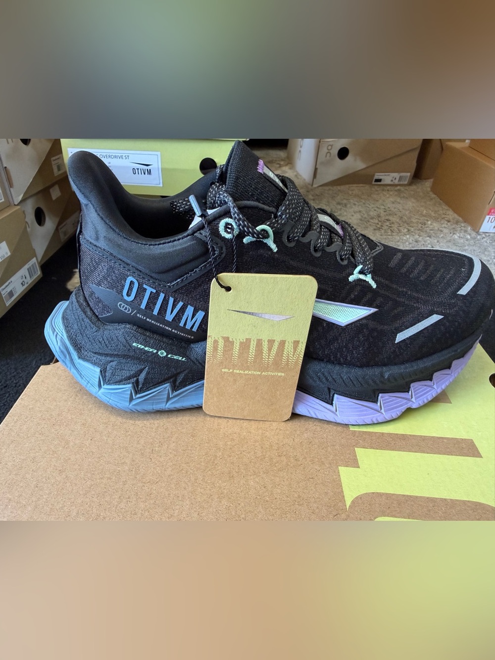 Women’s OTIVM Overdrive ST in black/purple/silver